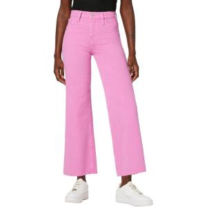 HUDSON Women’s Rosie High-Rise Wide Leg Ankle Jean(Fuchsia Pink Clean)