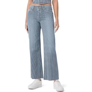 HUDSON Women’s Rosie High-Rise Wide Leg Ankle Jean(Railroad Stripe)
