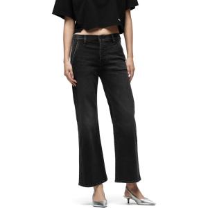 HUDSON Women’s Rosie High-Rise Wide Leg Ankle Jean(Smokey)