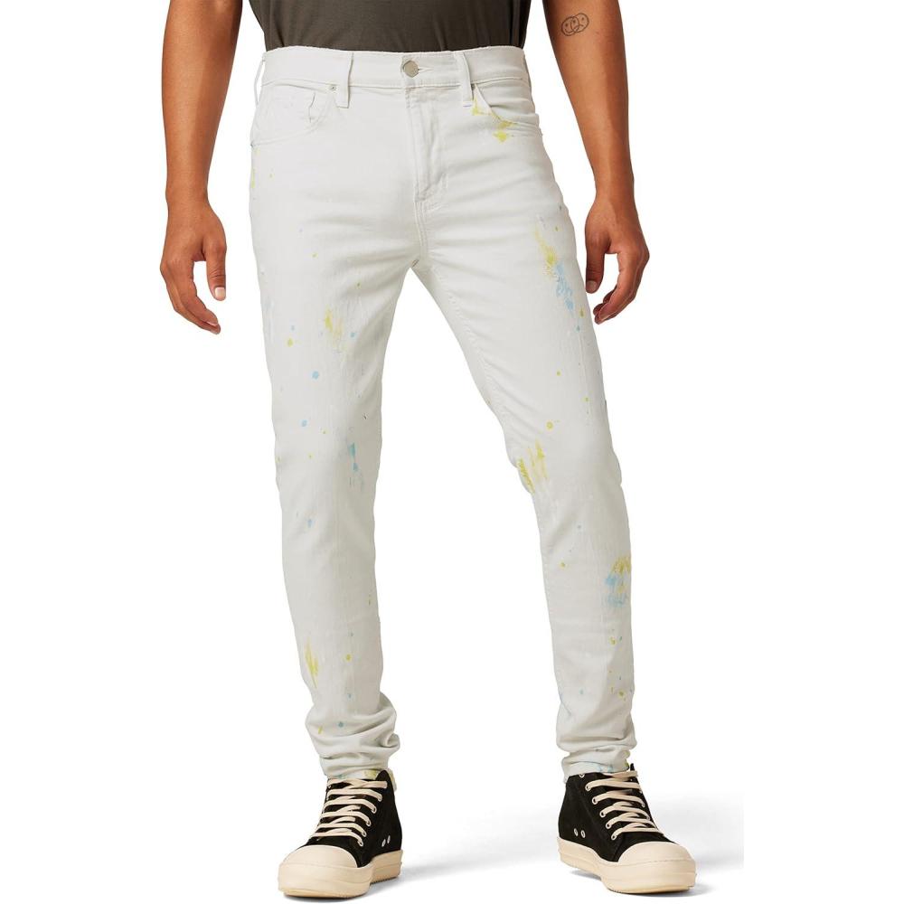 imageHUDSON Mens Zack Skinny JeanWhite Painter