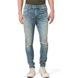 HUDSON Mens Zack Side Zip Skinny(Grey Splatter)