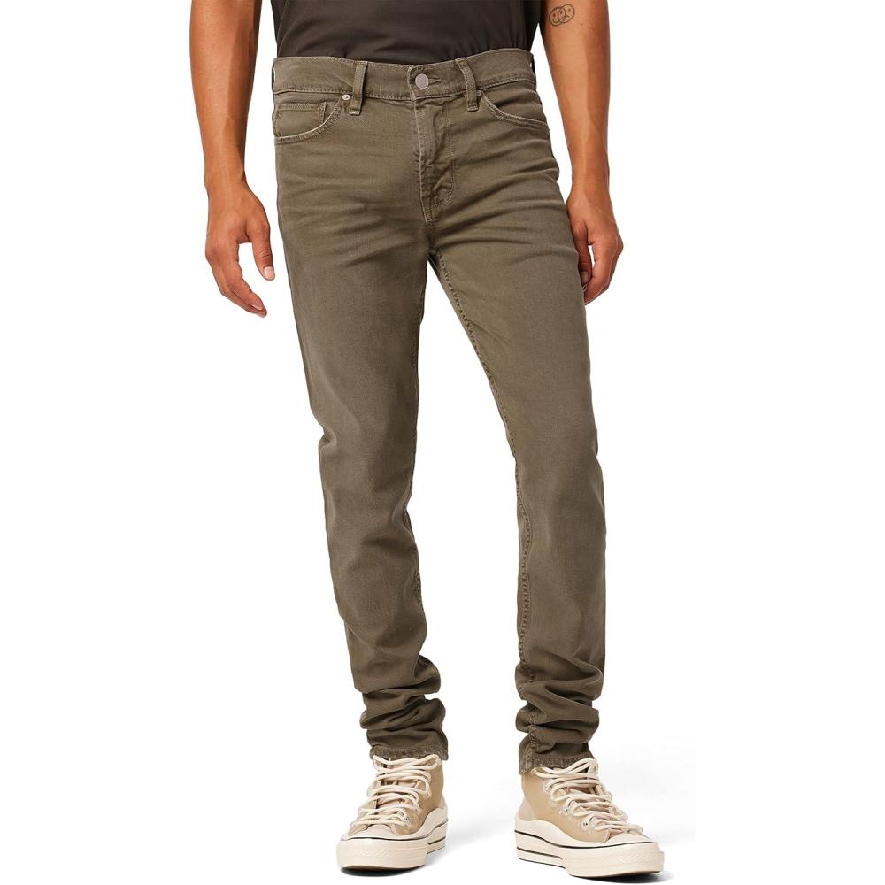 imageHUDSON Mens Axl Slim JeanDk Olive