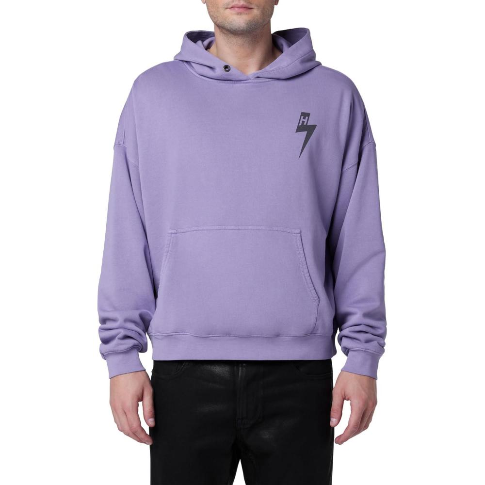 imageHUDSON Mens Crop HoodieViolet Minds