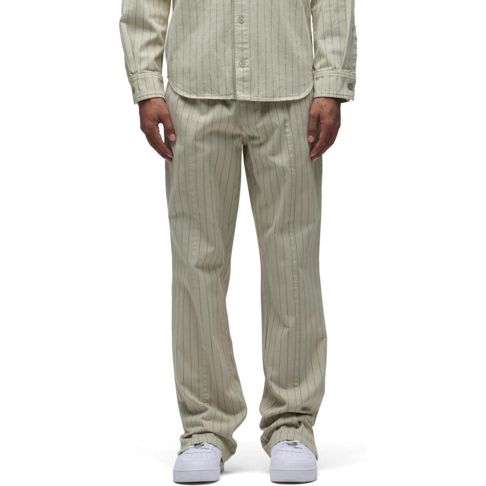 imageHUDSON Mens Drawstring Trouser PantPinstripe