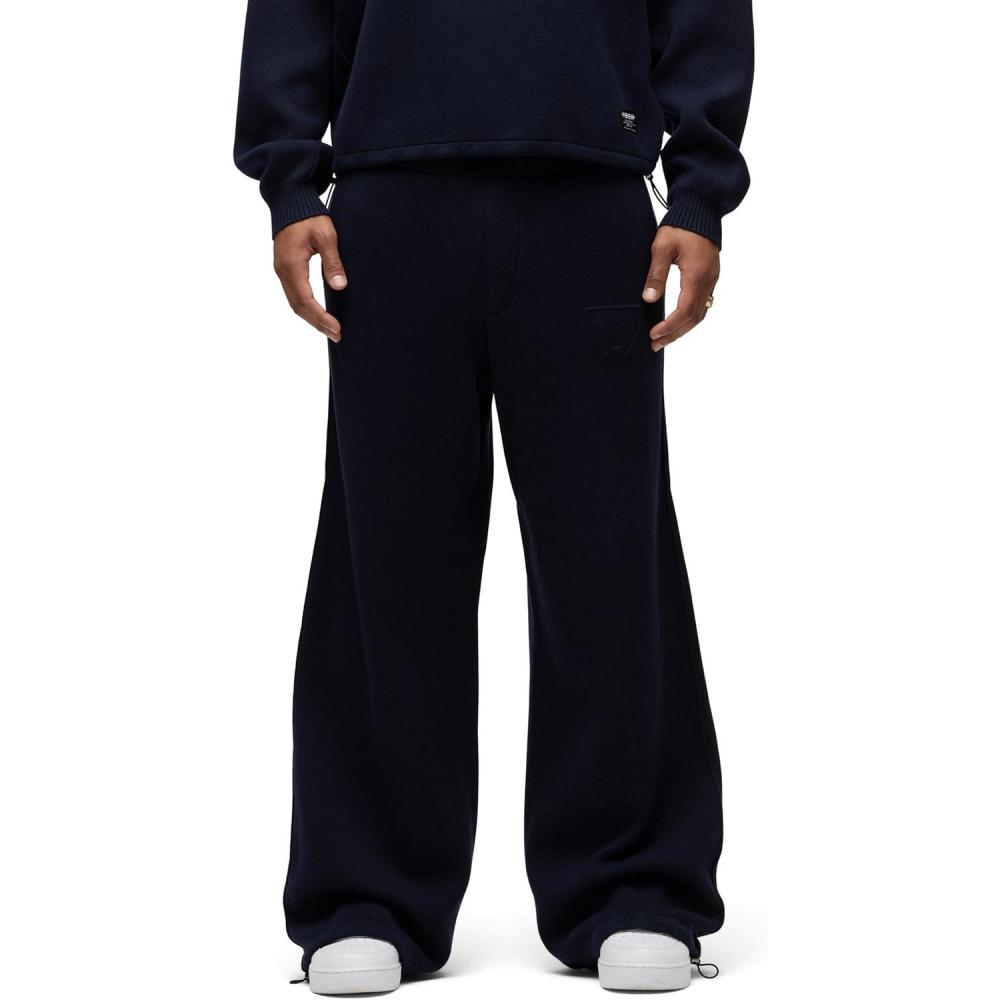 imageHUDSON Mens Jrue Relaxed Fit Wide Leg Knit PantOlympia