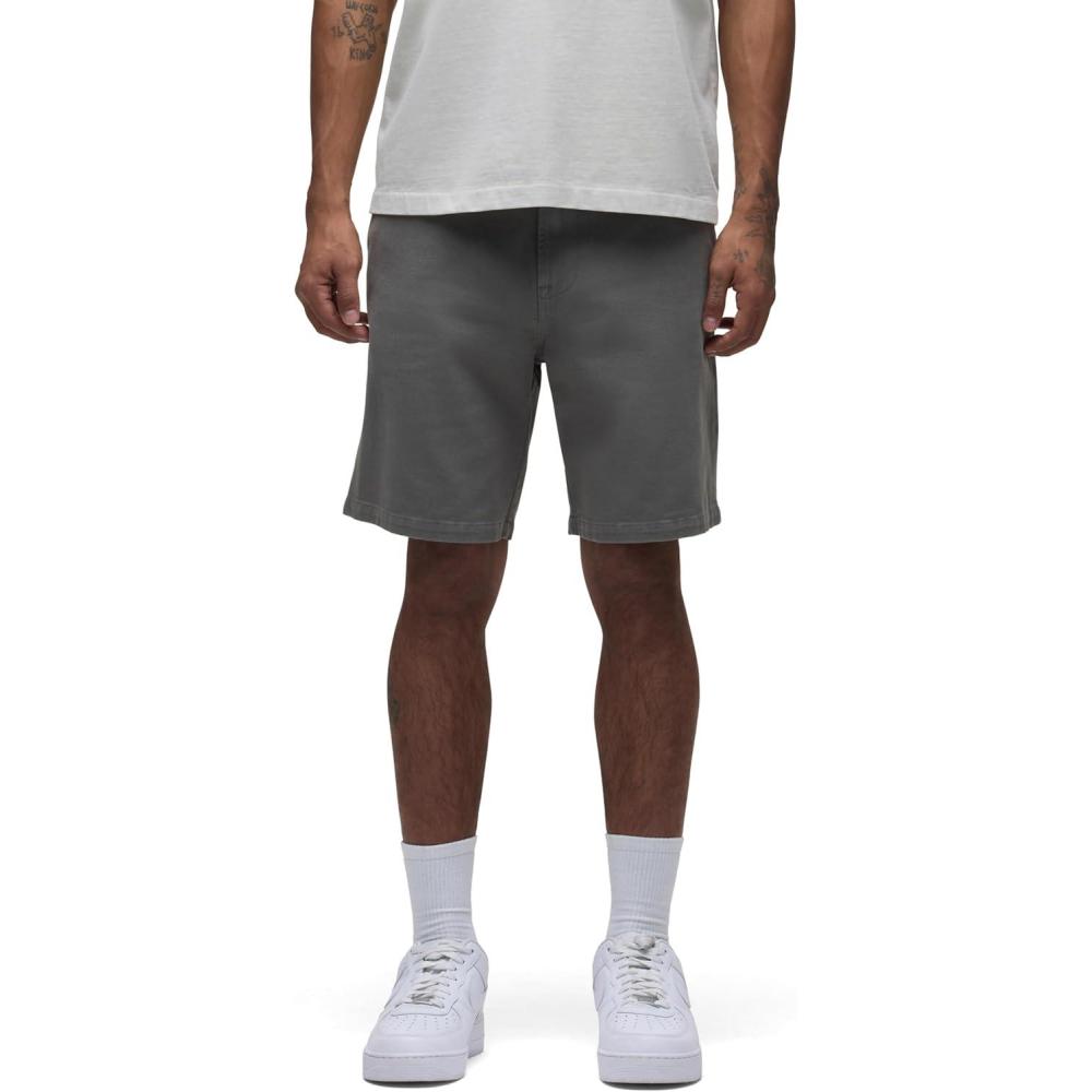 imageHUDSON Mens Venice Chino ShortCastor Grey