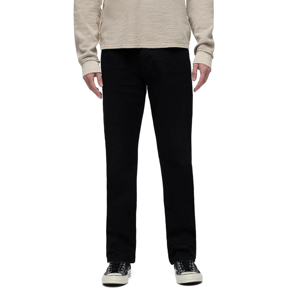 imageHudson Mens Byron Slim Fit Straight Leg JeanBlack Ridge