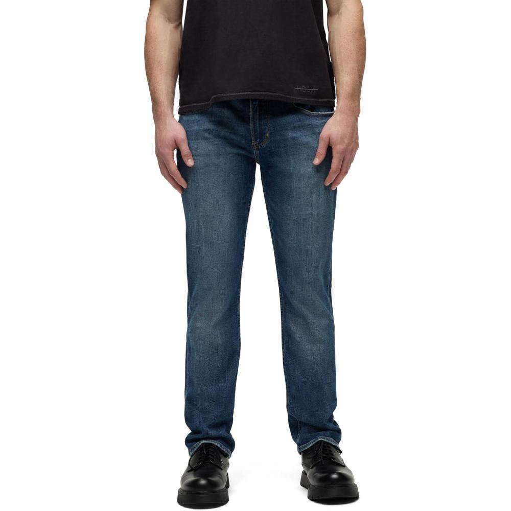 imageHudson Mens Byron Slim Fit Straight Leg JeanBlue Mountain