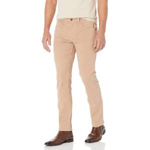 HUDSON Men’s Blake Slim Straight Leg Twill Pant(Warm Taupe)
