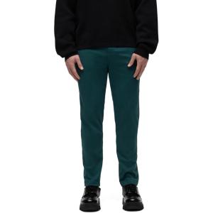 HUDSON Men’s Classic Slim Straight Chino(Deep Teal)