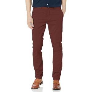 HUDSON Men’s Classic Slim Straight Chino(Russet)