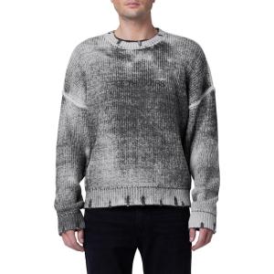 HUDSON Mens Crew Neck SweaterSweater(Smoke)