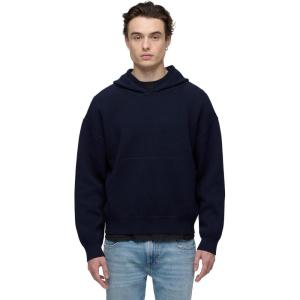 HUDSON Men’s Double Knit Hoodie(Dark Navy)