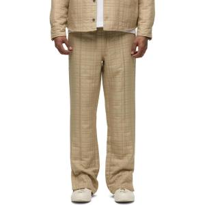HUDSON Mens Drawstring Trouser Pant(Geo Tan)