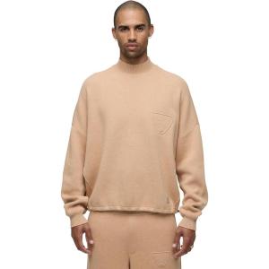 HUDSON Men’s Jrue Mock Neck Sweater(Honey B)