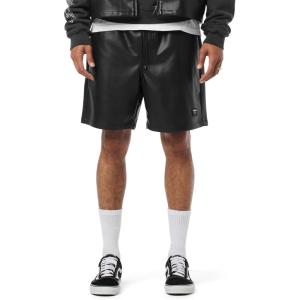 HUDSON Men’s Vegan Leather Short(Black)