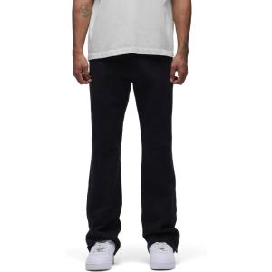 HUDSON Men’s Walker Flare Leg Trouser Pant(Black Shade)