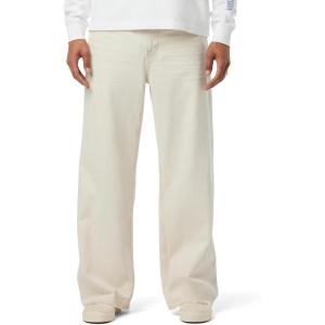 HUDSON mens Luca Loose Fit Wide Leg Denim Pant(White Sands)
