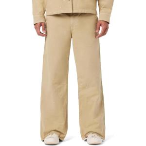 HUDSON mens Luca Loose Fit Wide Leg Denim Pant(Work Khaki)