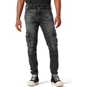 Hudson Jeans Men’s Reese Straight Cargo(Black Ash)