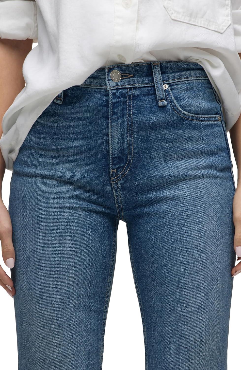 imageHUDSON Remi HighRise Straight Leg Ankle JeanBravery