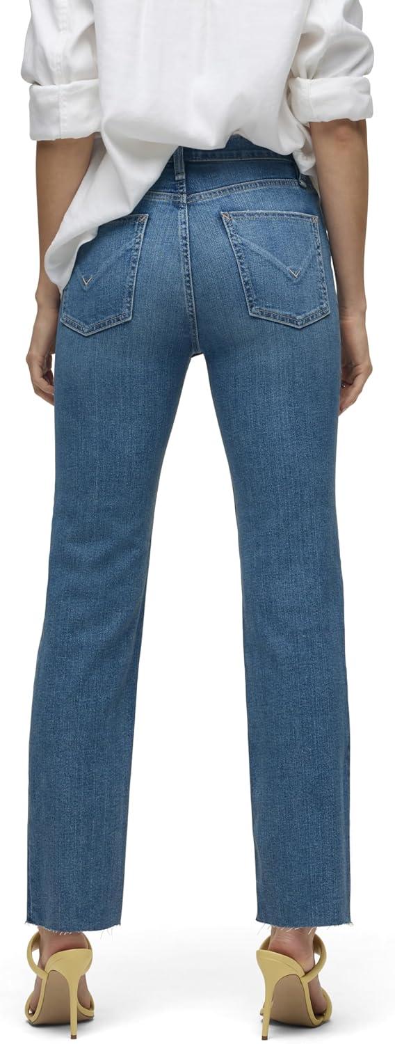 imageHUDSON Remi HighRise Straight Leg Ankle JeanBravery