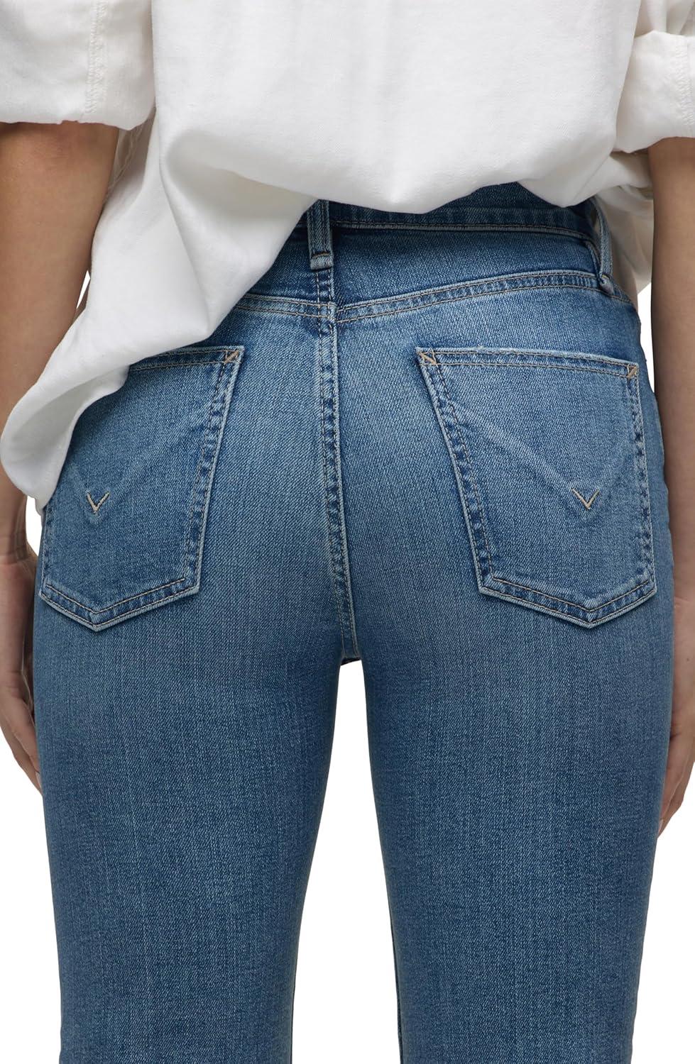 imageHUDSON Remi HighRise Straight Leg Ankle JeanBravery