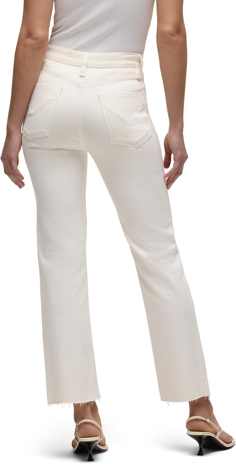 imageHUDSON Remi HighRise Straight Leg Ankle JeanEcru