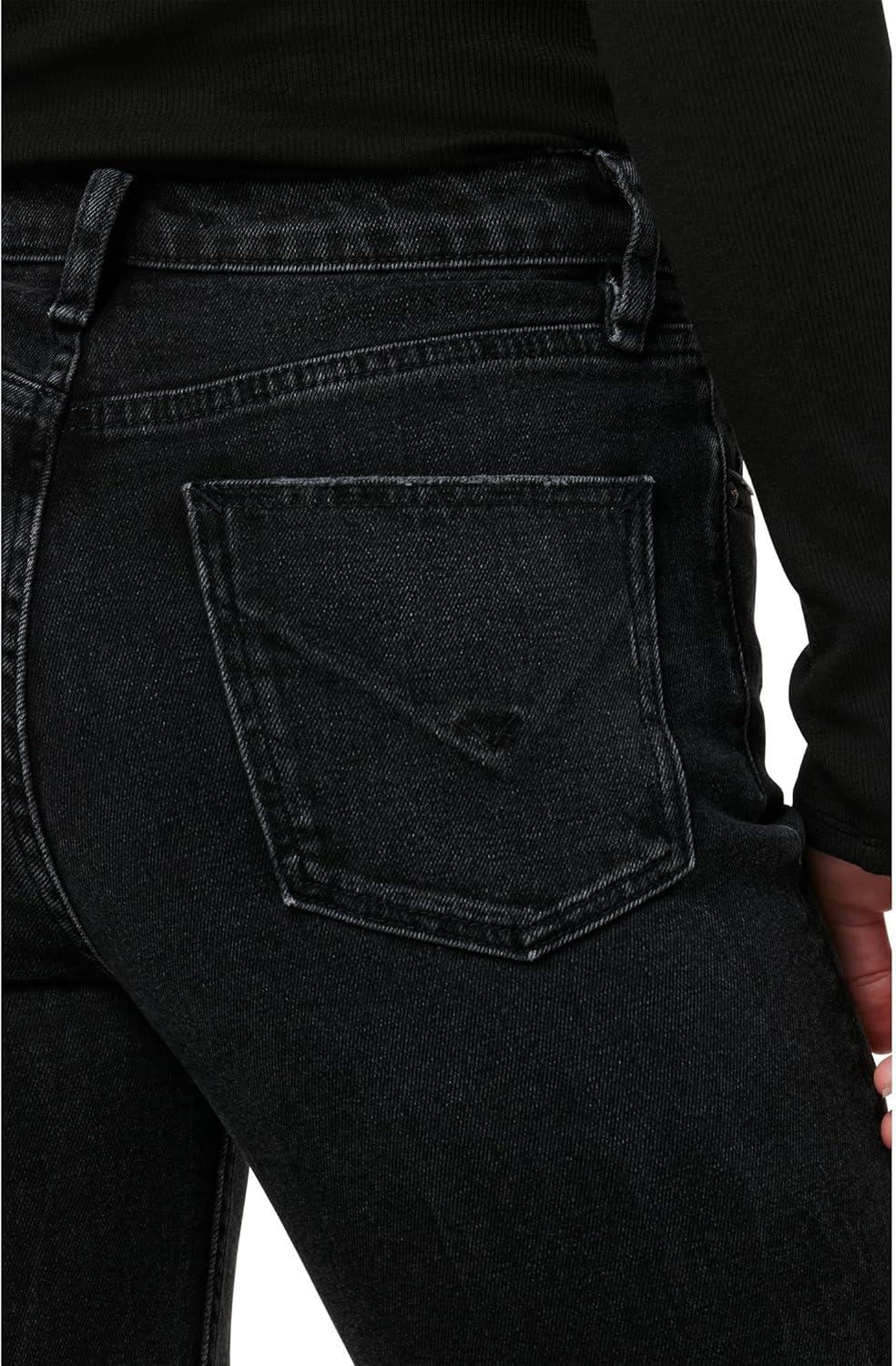 imageHUDSON Remi HighRise Straight Leg Ankle JeanFade to Black