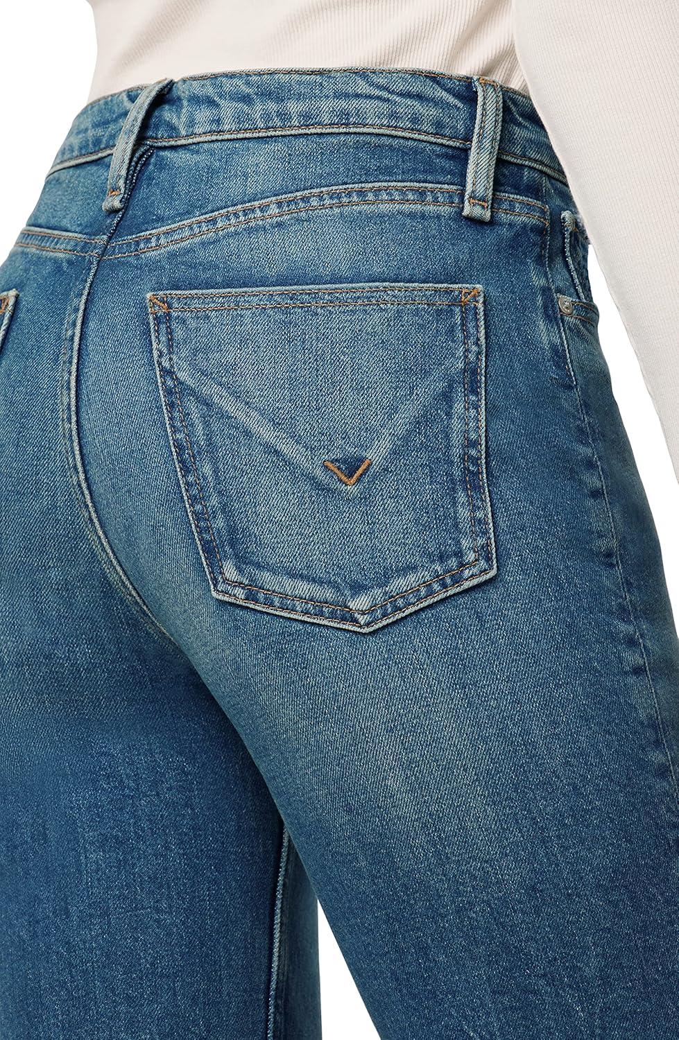 imageHUDSON Remi HighRise Straight Leg Ankle JeanMoon