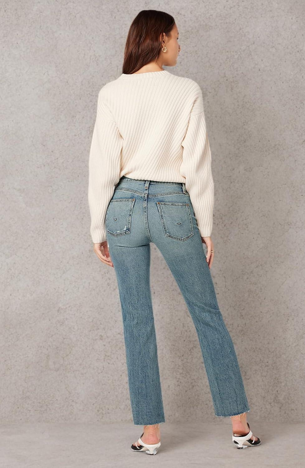 imageHUDSON Remi HighRise Straight Leg Ankle JeanSatelite