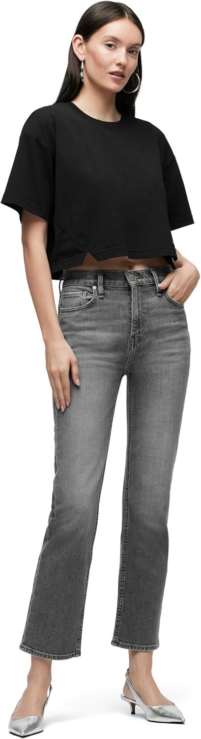 imageHUDSON Remi HighRise Straight Leg Ankle JeanShadow