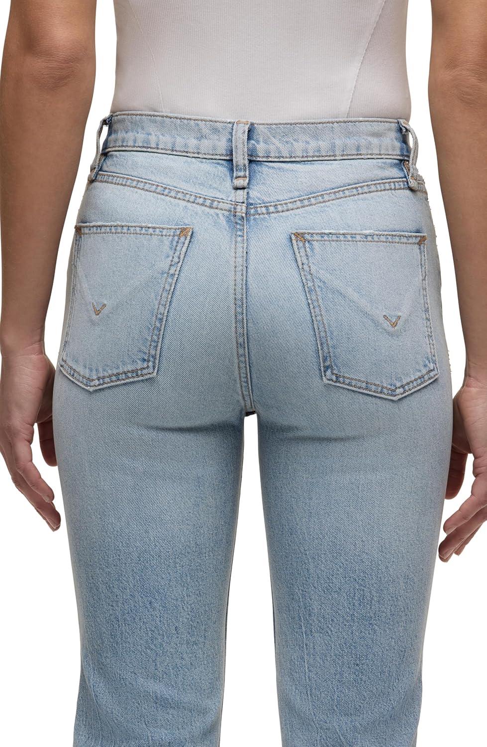 imageHUDSON Remi HighRise Straight Leg Ankle JeanSprinkle Destructe