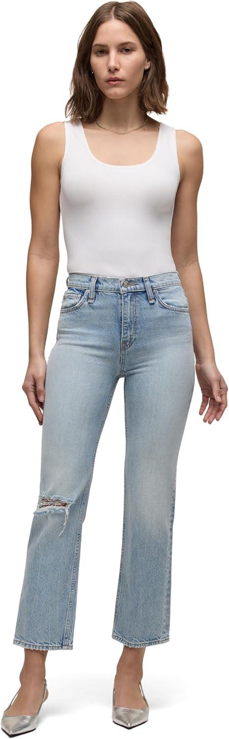 imageHUDSON Remi HighRise Straight Leg Ankle JeanSprinkle Destructe