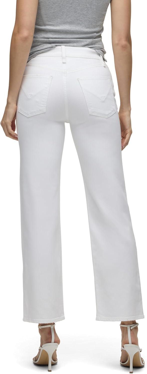imageHUDSON Remi HighRise Straight Leg Ankle JeanWhite