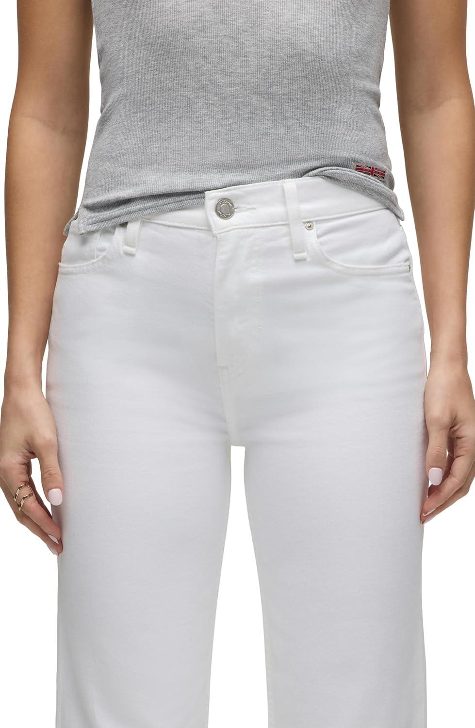 imageHUDSON Remi HighRise Straight Leg Ankle JeanWhite