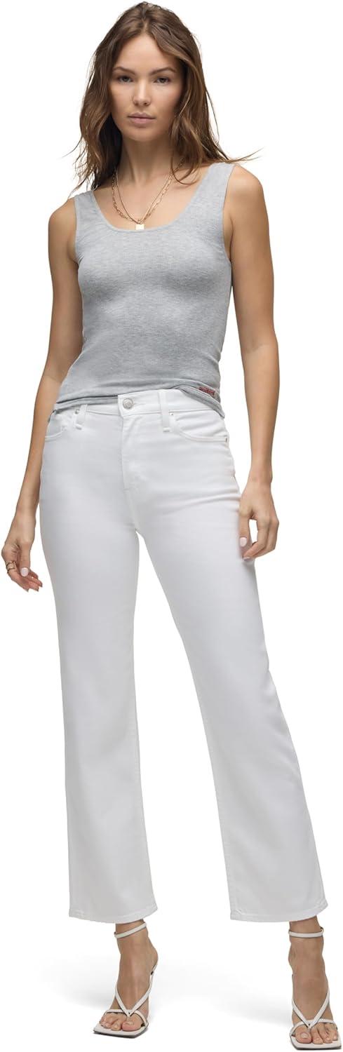 imageHUDSON Remi HighRise Straight Leg Ankle JeanWhite