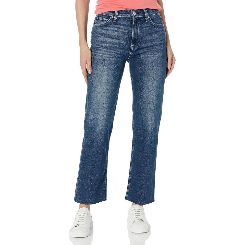 imageHUDSON Remi HighRise Straight Leg Ankle JeanDeep Dive