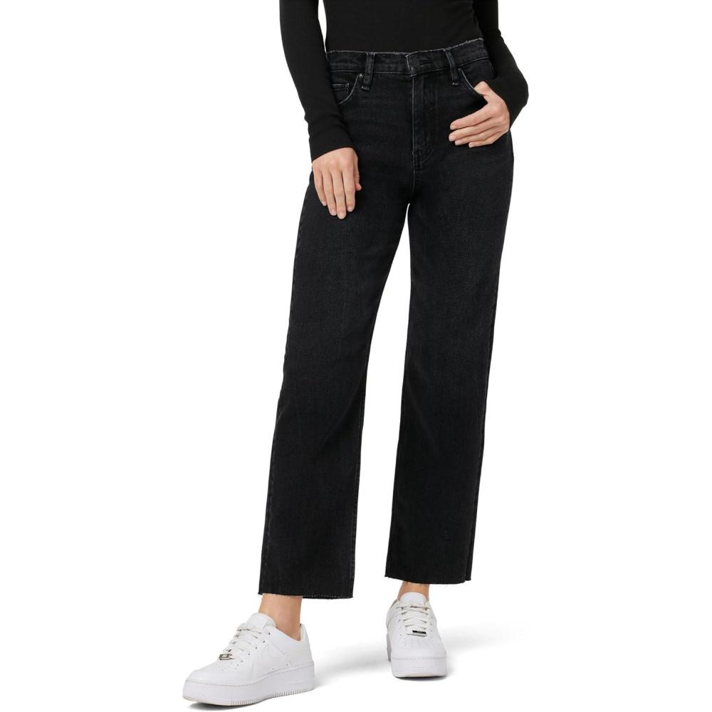 imageHUDSON Remi HighRise Straight Leg Ankle JeanFade to Black