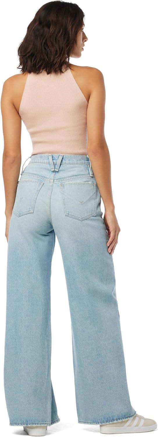 imageHUDSON Womens Mock Neck Sleeveless Keyhole Racer Tank TopCameo Rose