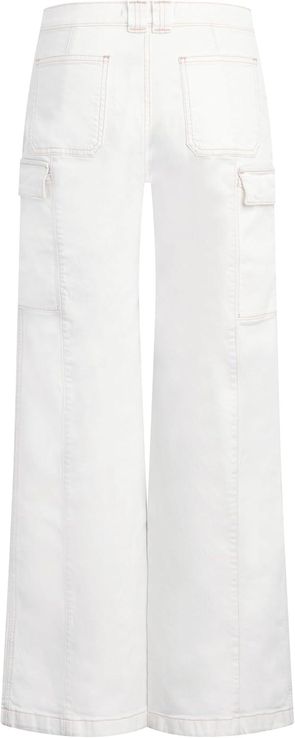 imageHUDSON Womens Utility Wide Leg Cargo MaternityWhite
