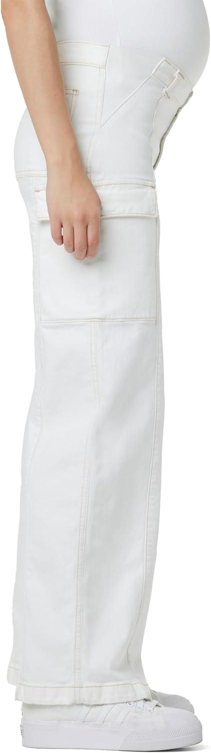 imageHUDSON Womens Utility Wide Leg Cargo MaternityWhite