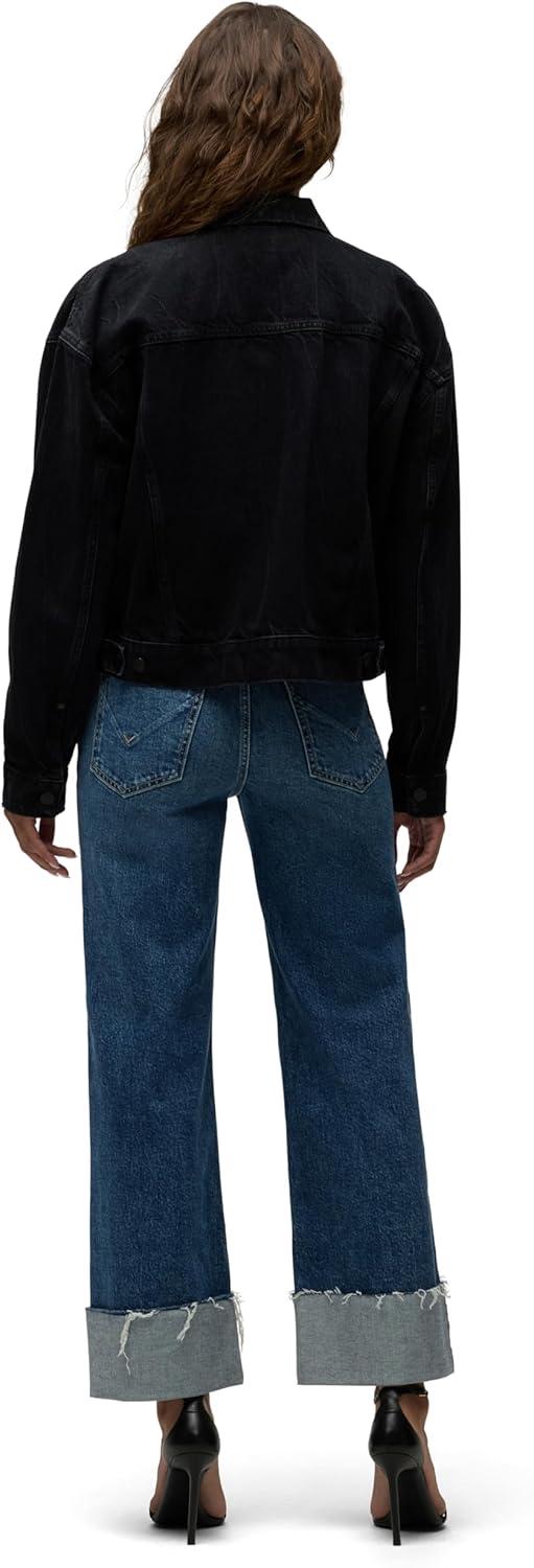 imageHUDSON womens Brea Swing Trucker JacketBlack Thunder