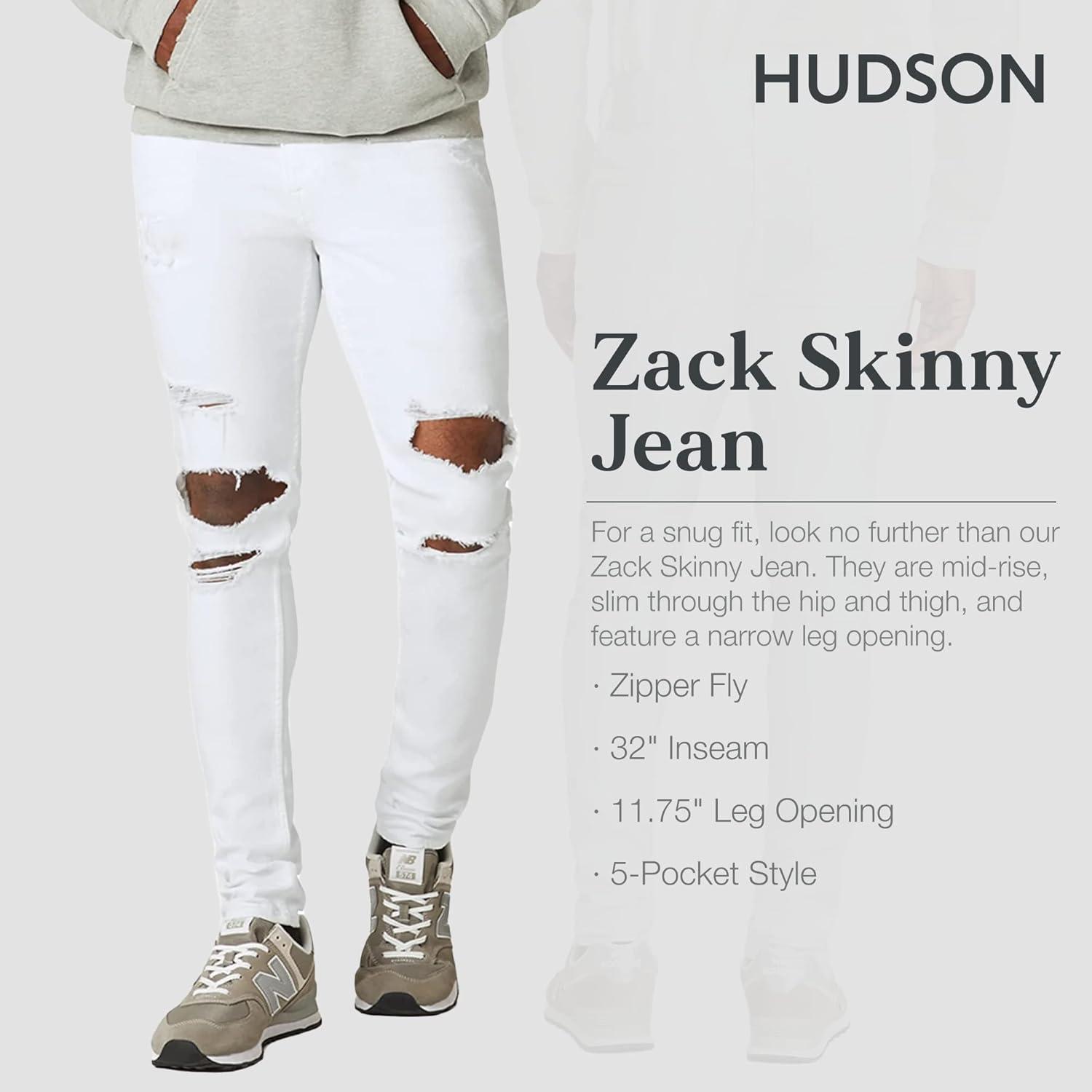 imageHUDSON Jeans Mens Zack Super Skinny Jean RP Unknownn 29