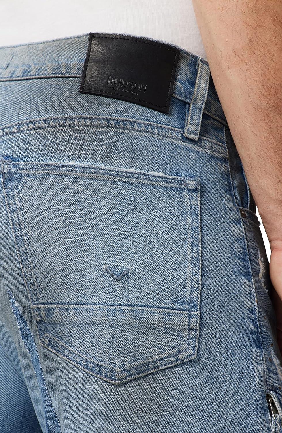 imageHUDSON Mens Zack Biker SkinnyMatte Vintage