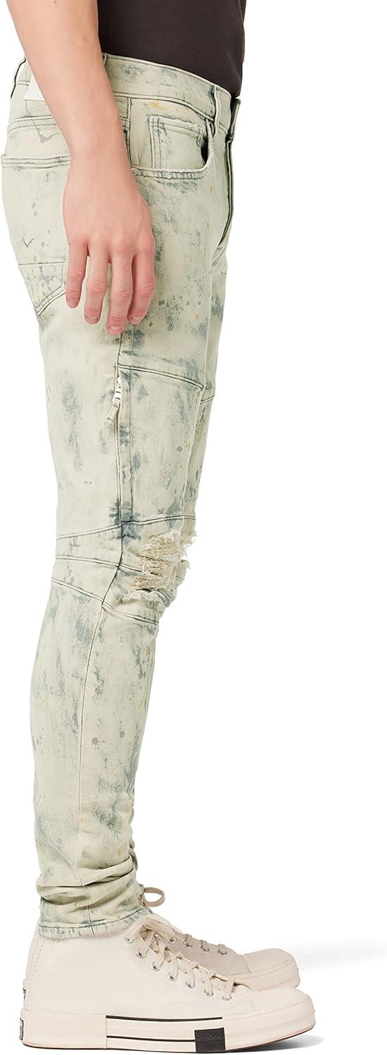 imageHUDSON Mens Zack Biker SkinnyTan Acid