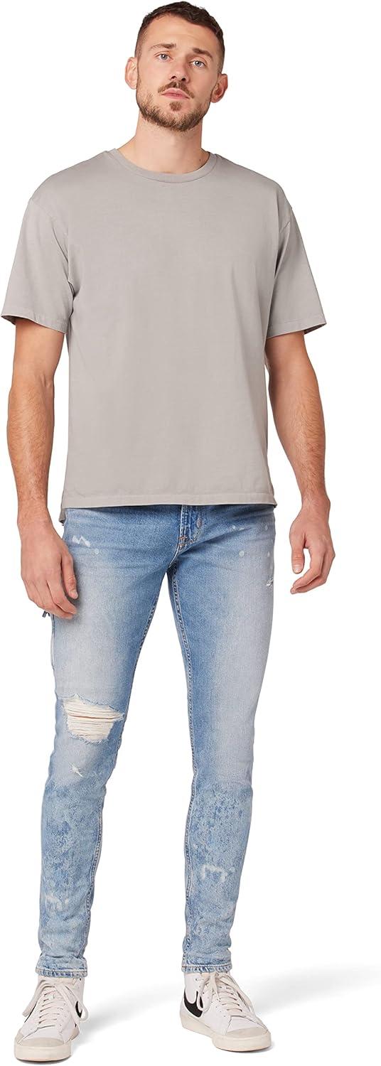 imageHUDSON Mens Zack Side Zip SkinnyClouds