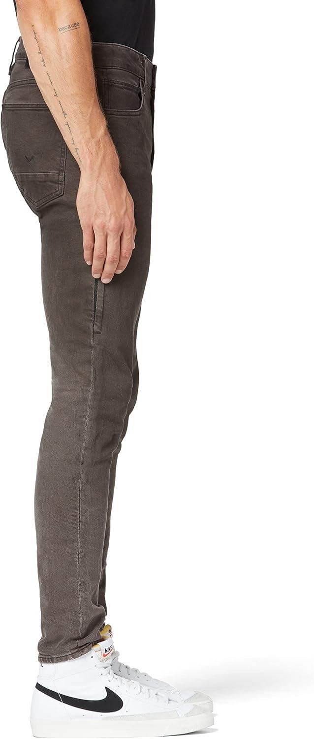 imageHUDSON Mens Zack Side Zip SkinnyStained Chocolate