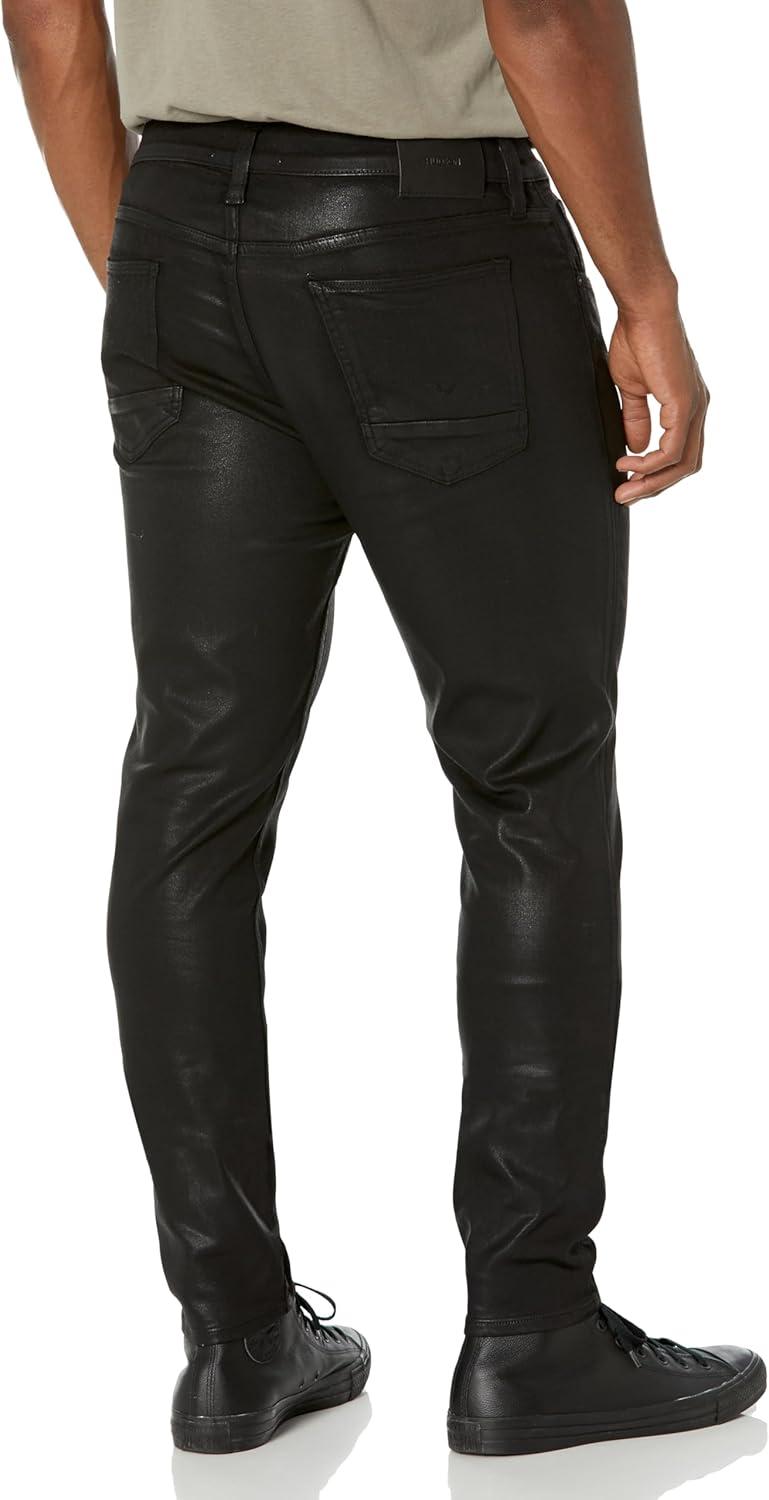 imageHUDSON Mens Zack Skinny JeanBlack Wax 36 Inseam