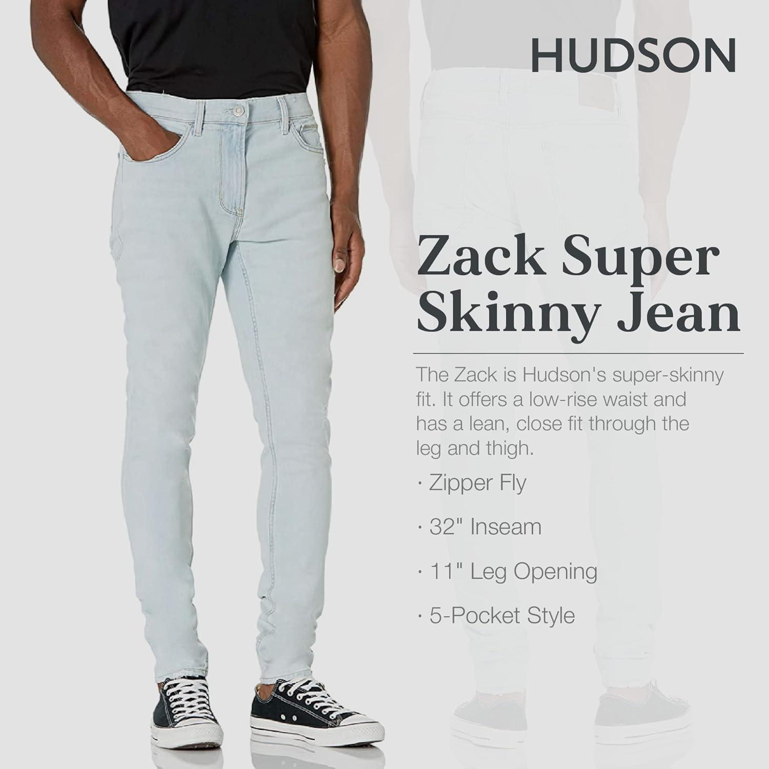 imageHUDSON Mens Zack Skinny JeanDunes
